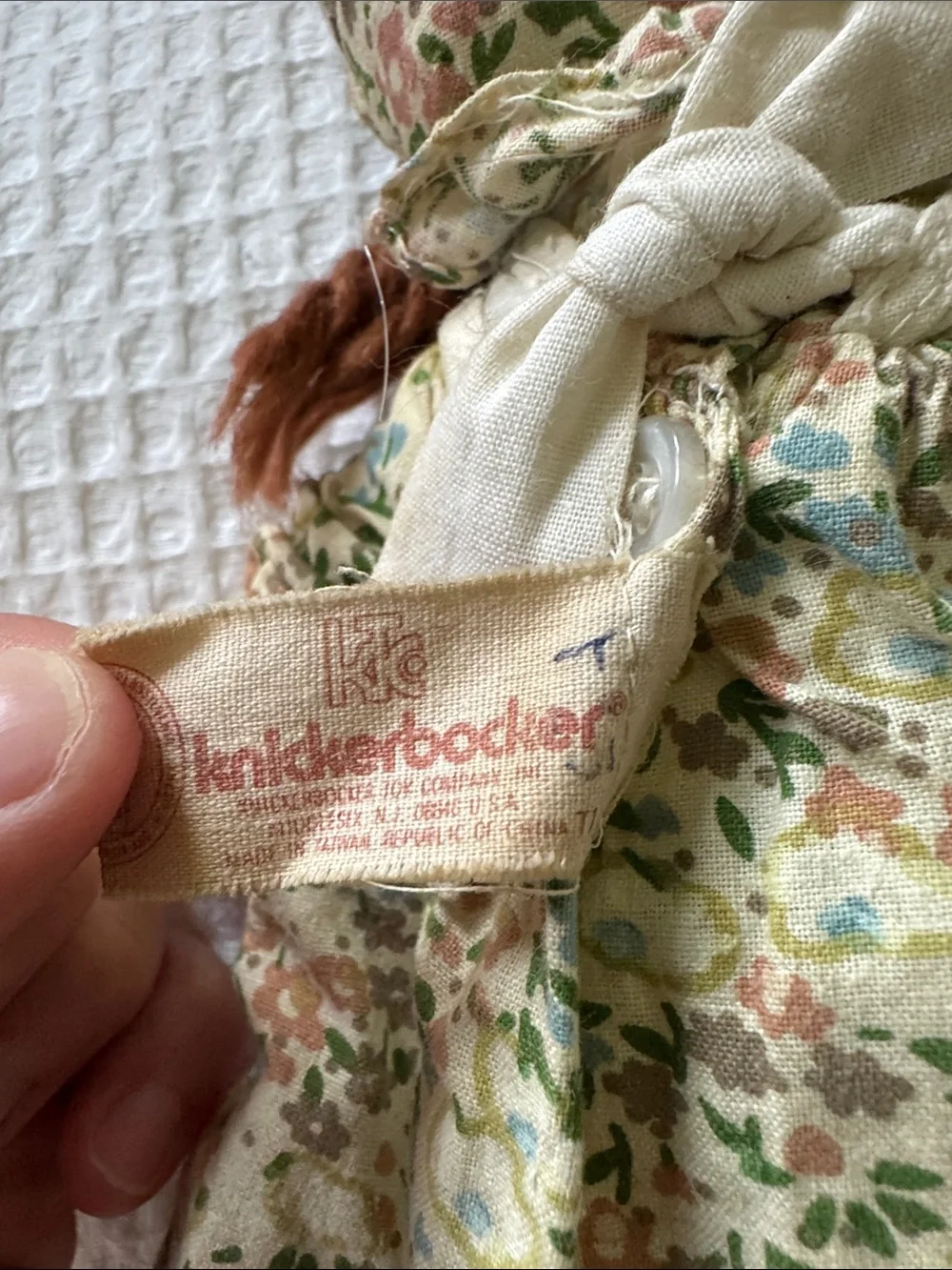 Vintage Holly Hobbie’s Friend Heather Cloth Doll Knickerbocker